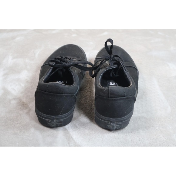 Vans Old Skool Shoes Mens Black All Black Low Top Skate Sneakers 8.5 - Picture 4 of 6